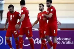 برد ۲-۰ تیم‌ملی فوتسال ایران مقابل عربستان؛ صعود قطعی شد