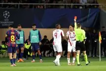 کارشناسی داوری صحنه جنجالی در بازی بارسلونا مقابل المپیاکوس