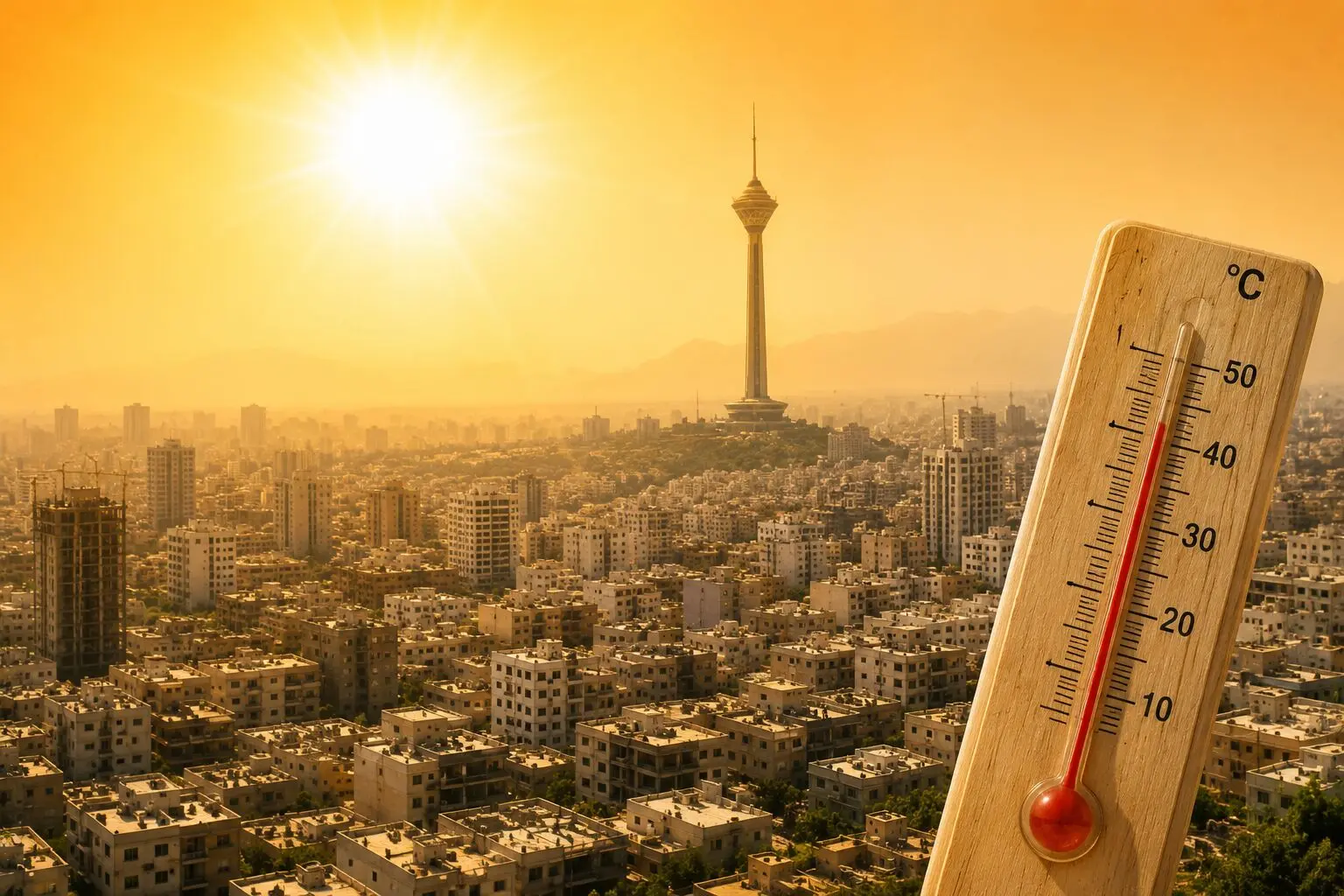 افزایش دمای تهران تا دوشنبه