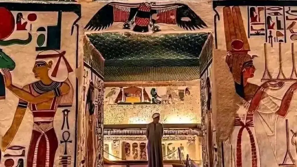 ببینید؛ بازگشایی مقبره سلطنتی مصر باستان پس از ۲۲۶ سال 