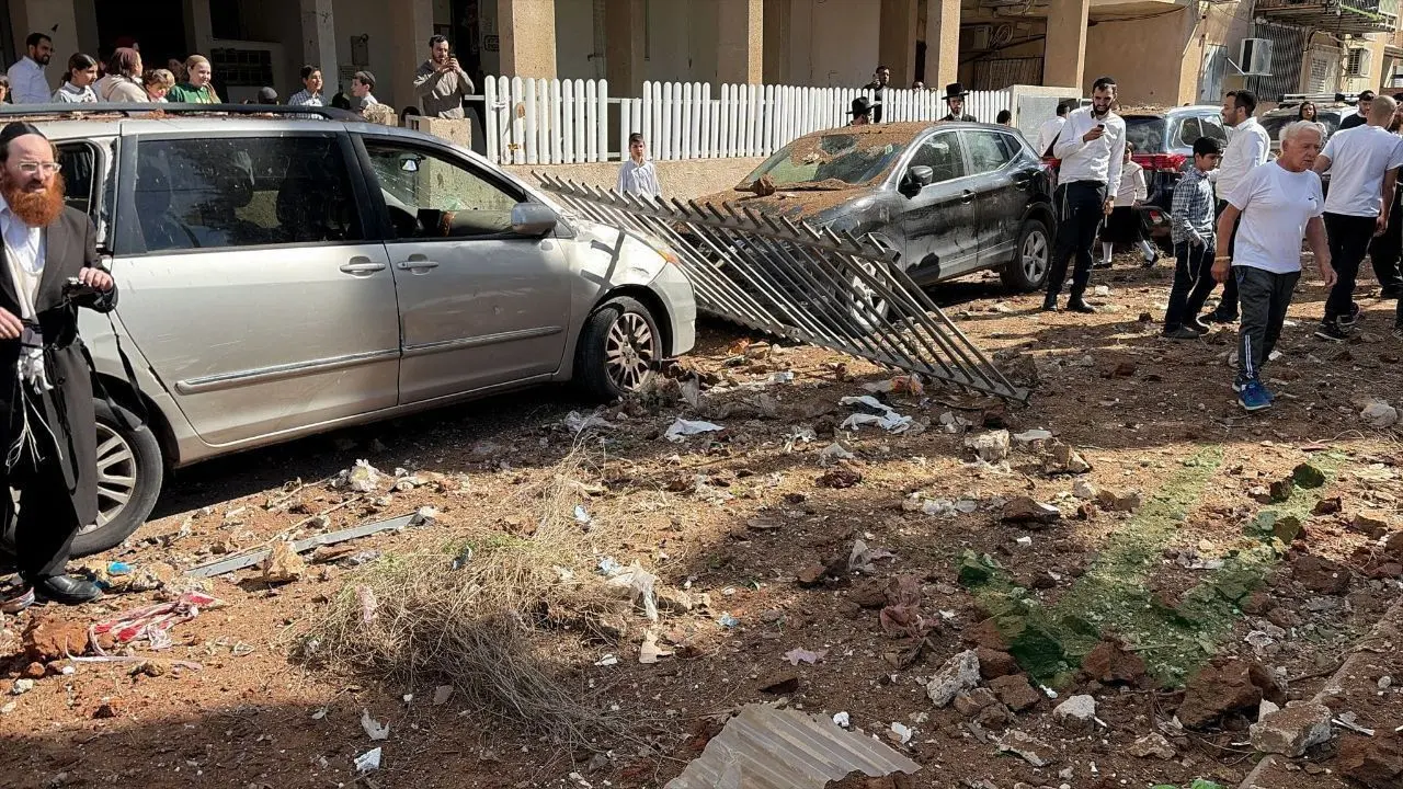 تصاویری از حملات موشکی  دیشب ایران به تل آویو 