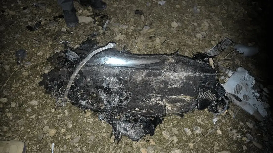  پهپاد سرنگون‌شده اسرائیل در خرم‌آباد 