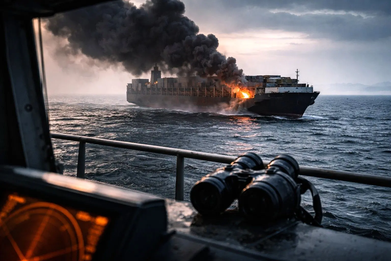 حادثه دریایی در ۲۵ مایلی یکی از امیرنشین‌های امارات