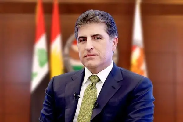 فارسی صحبت کردن نچیروان بارزانی رئیس اقلیم کردستان عراق 