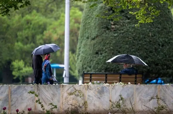 بارش باران تابستانی در اردبیل؛ با این فیلم خنک شوید
