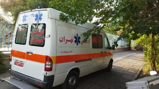  معترضان به آمبولانس اورژانس در شرق پایتخت آسیب زدند