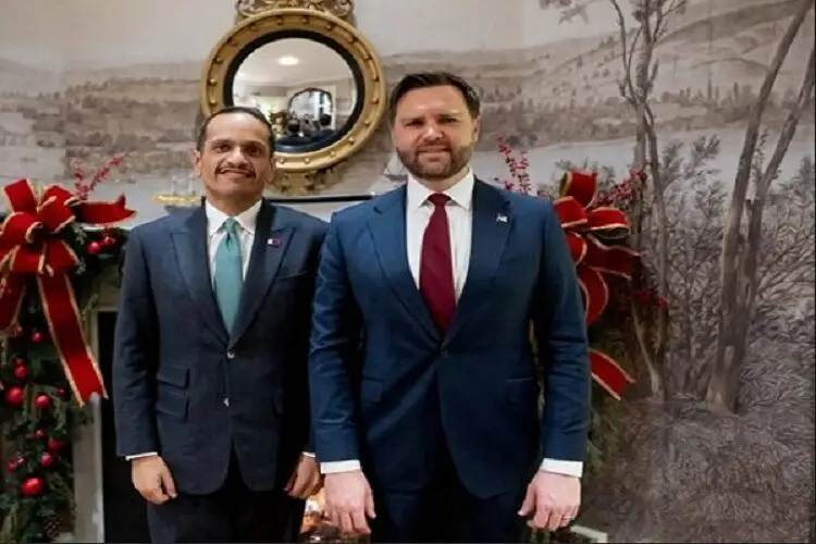 رایزنی نخست‌وزیر قطر با «جی دی ونس» در واشنگتن