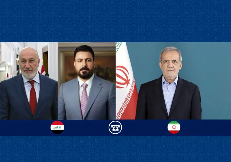 رایزنی تلفنی پزشکیان با رییس جمهور و نخست‌وزیر عراق