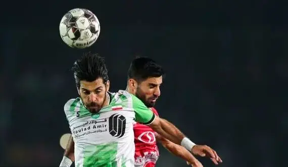 ببینید؛ گل اول خیبر به پرسپولیس توسط فرید امیری دقیقه ۲۵