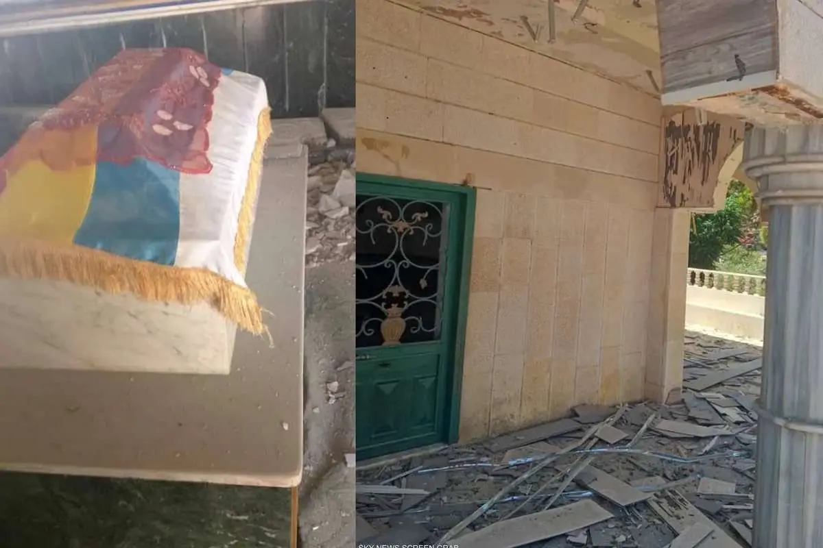 ببینید؛ انفجار و تخریب آرامگاه مقام دینی دروزی در سوریه