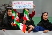 تصاویر؛ اجتماع دانشجویان البرزی در حمایت از غنی سازی هسته‌ای