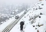 ببینید؛ بارش برف در هند