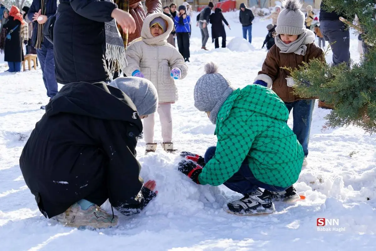 تصاویر؛ جشنواره آدم برفی در اردبیل 11