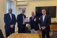دیدار رئیس و دبیرکل کمیته ملی المپیک ایران با رئیس فدراسیون جهانی والیبال

