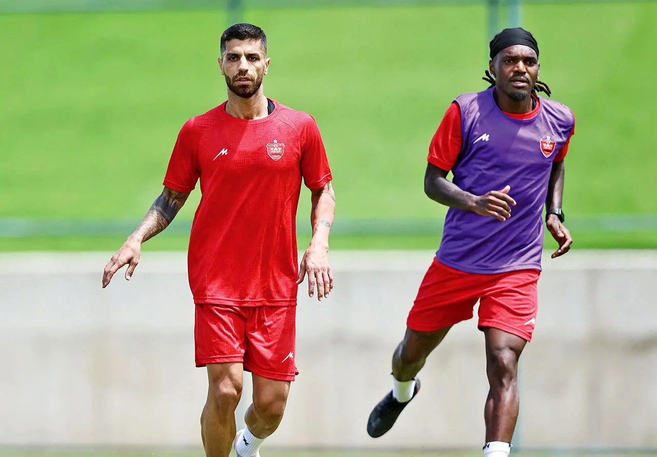 آخرین وضعیت بیفوما بعد از مصدومیت در تمرین پرسپولیس