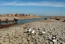 تصاویر شوکه کننده از رود دجله/ با دوچرخه می‌ توان عرض رودخانه را طی کرد