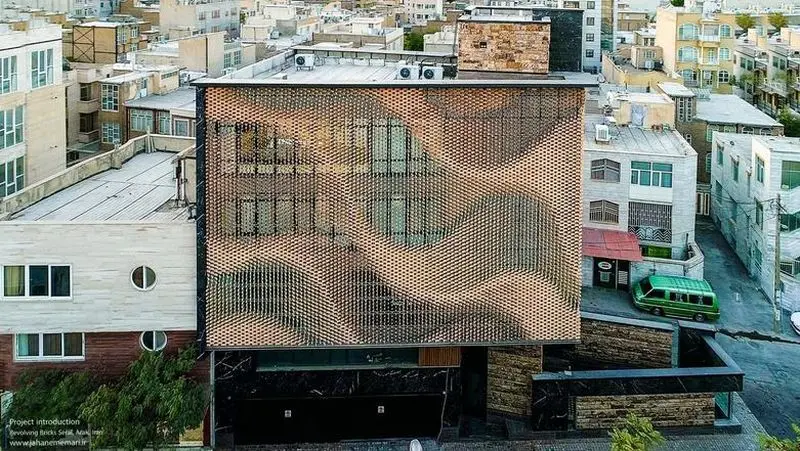نمای ساختمان اراک۱