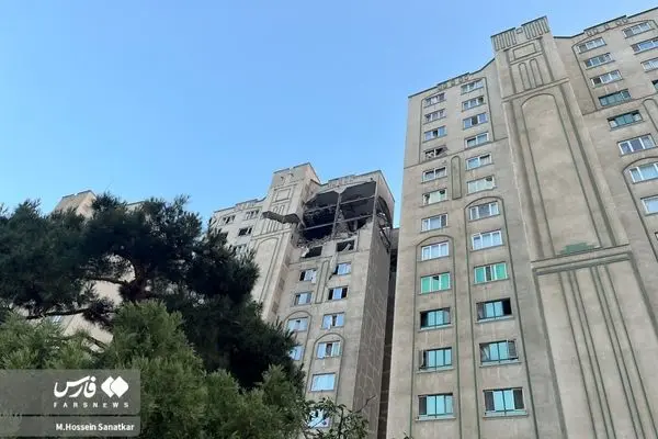 تصاویر؛ حمله اسرائیل در شهرک محلاتی تهران