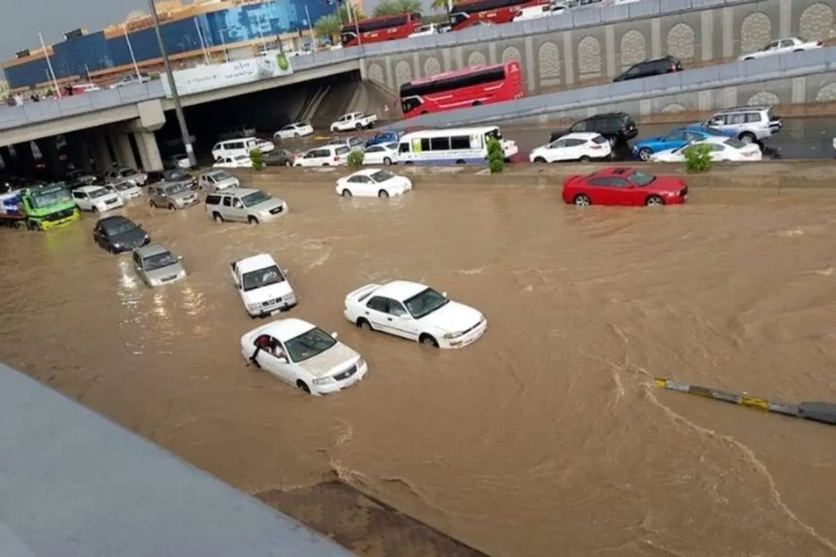  تغییرات عجیب آب و هوایی در عربستان