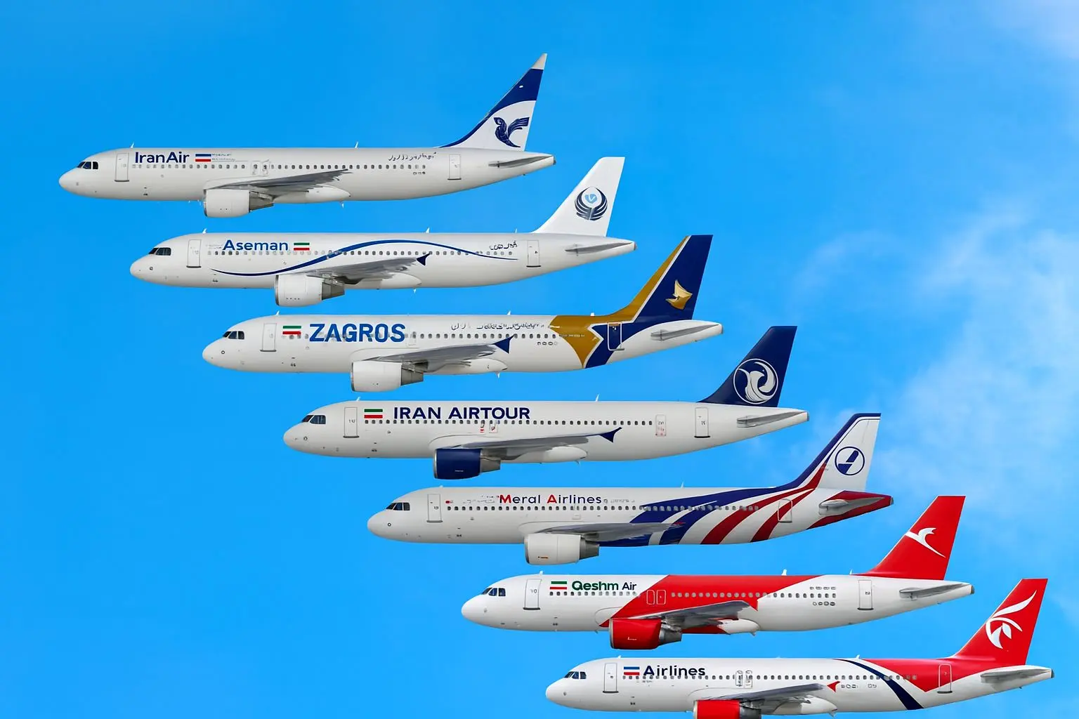 راهنمای جامع انتخاب بهترین شرکت‌های هواپیمایی ایران
