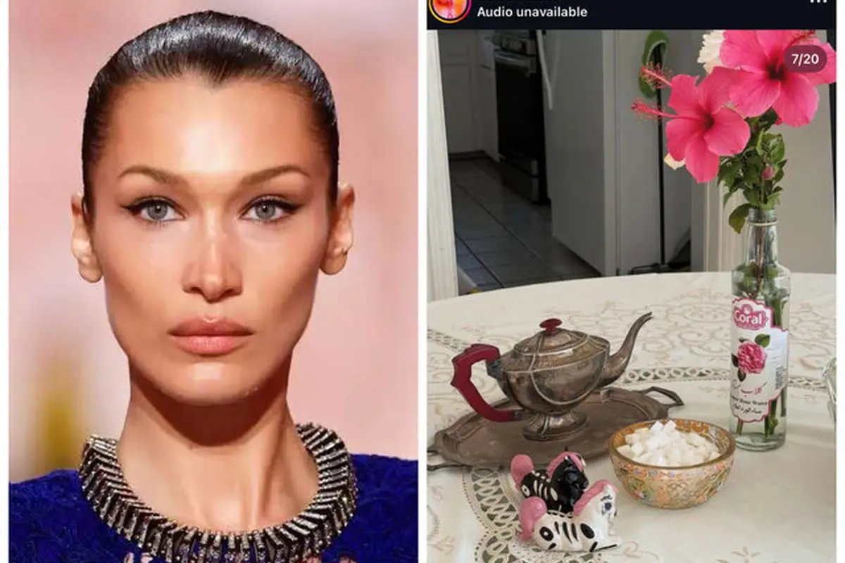 گلاب، فرش ایرانی و تخته نرد در خانه بلا حدید چه می‌کند؟
