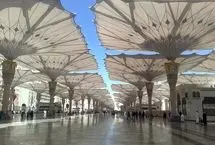 مدینه بارانی شد