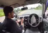 خودروی بدون راننده پاکستانی به خودروی پلیس کوبید