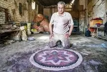 درباره عکسی از کارگاه نمد مالی