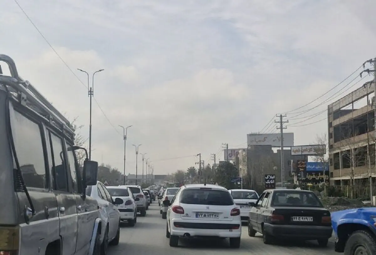 ترافیک سنگین در ورودی‌های تهران