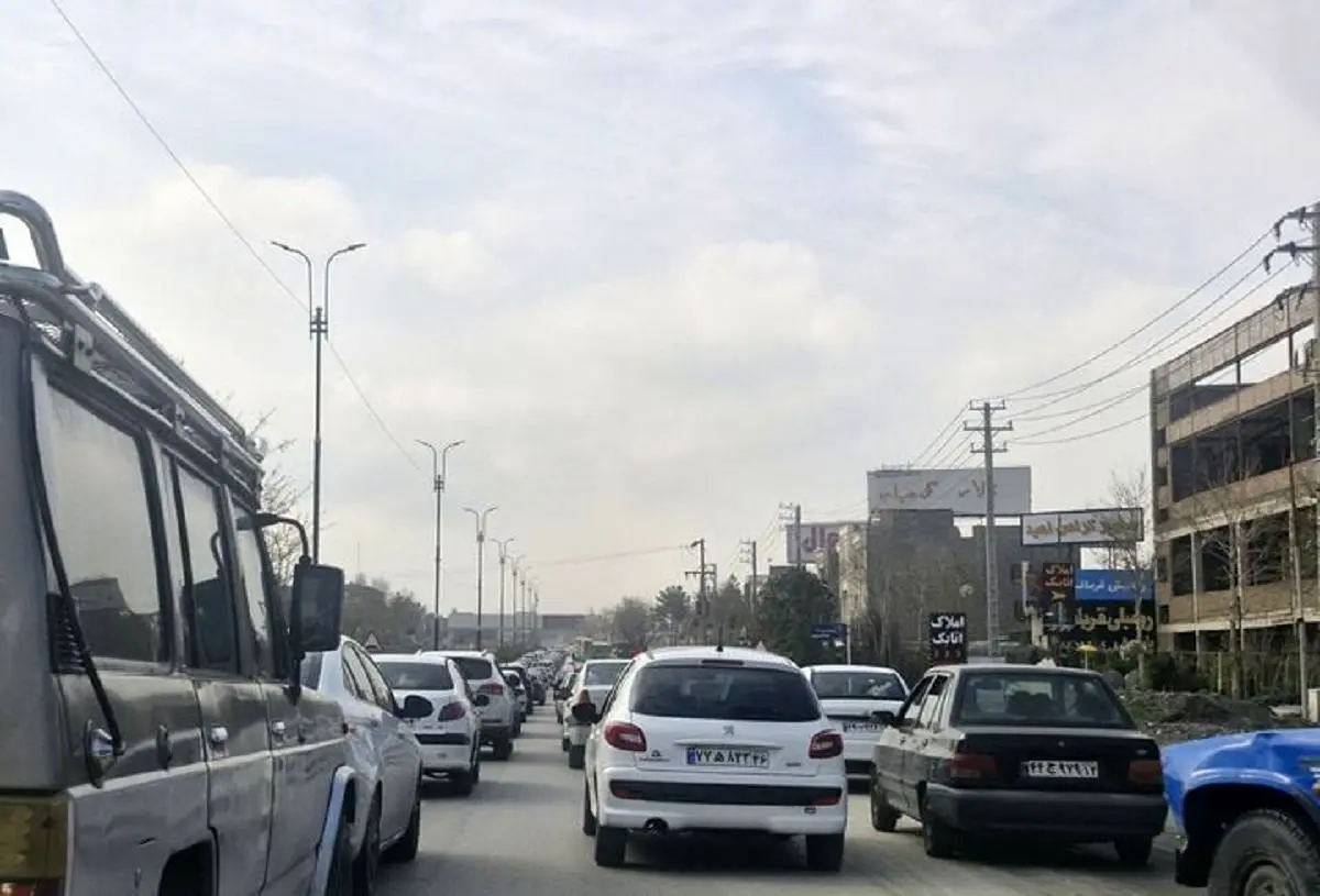 ترافیک سنگین در ورودی‌های تهران