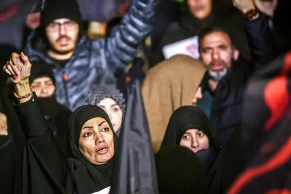 تصاویر؛ سوگواری شبانه در تهران 