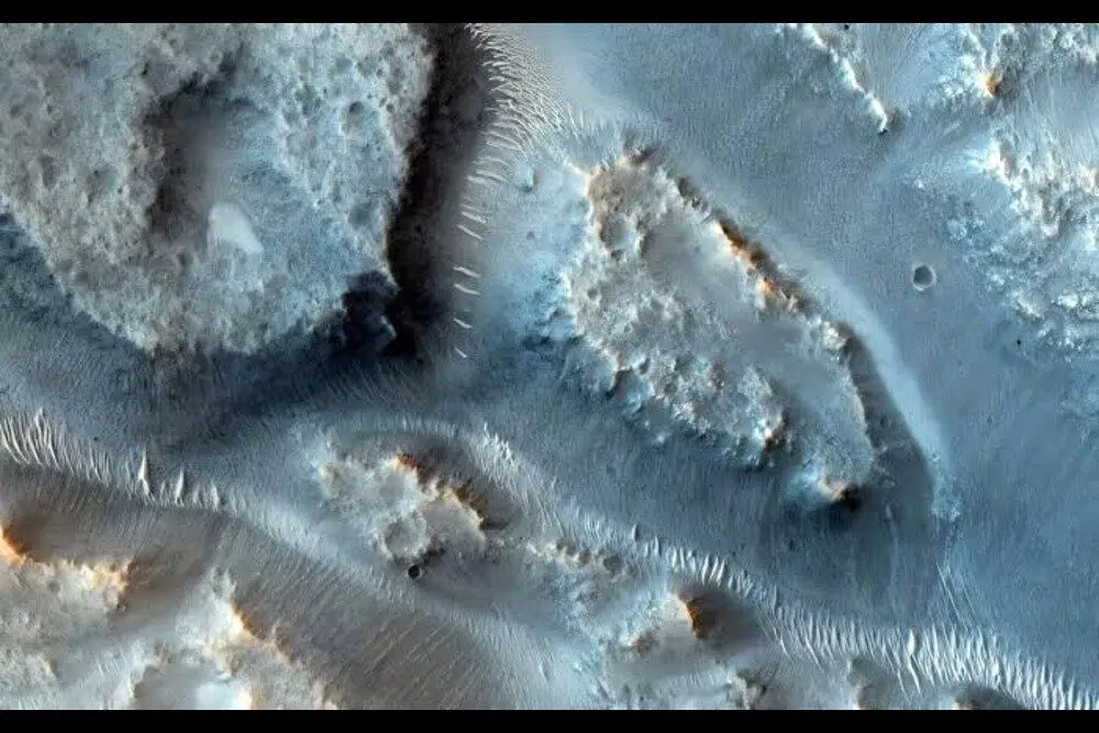 نخستین تصویر از سیستم‌های زه‌کشی رودخانه‌های مریخ 