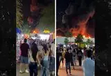 آتش‌سوزی مرگبار در یک شهربازی در مکزیک