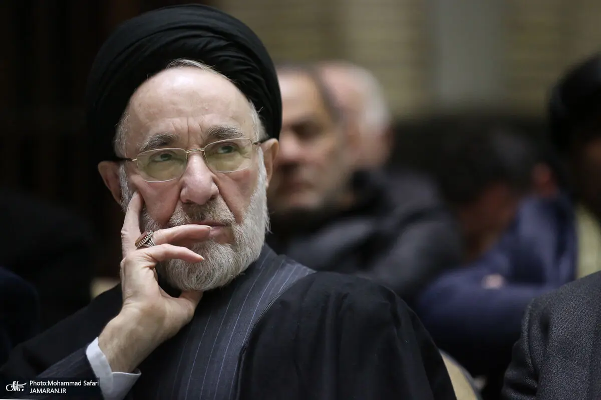 تصاویر؛ سید محمد خاتمی در بزرگداشت «مهیندخت خاتمی»