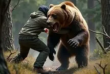 حمله یک خرس مرد ۶۵ ساله پیرانشهری را روانه بیمارستان کرد