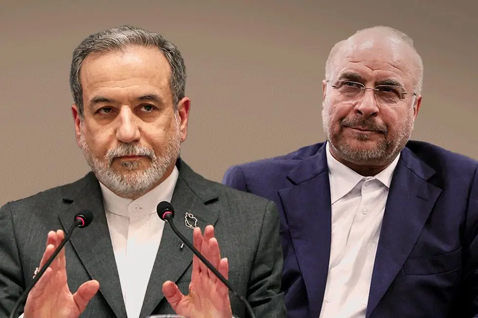 گفت‌و‌گوی قالیباف و عراقچی در مشهد