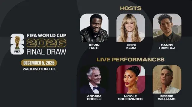 جزئیات قرعه‌کشی جام جهانی + معرفی مجریان و خوانندگان

