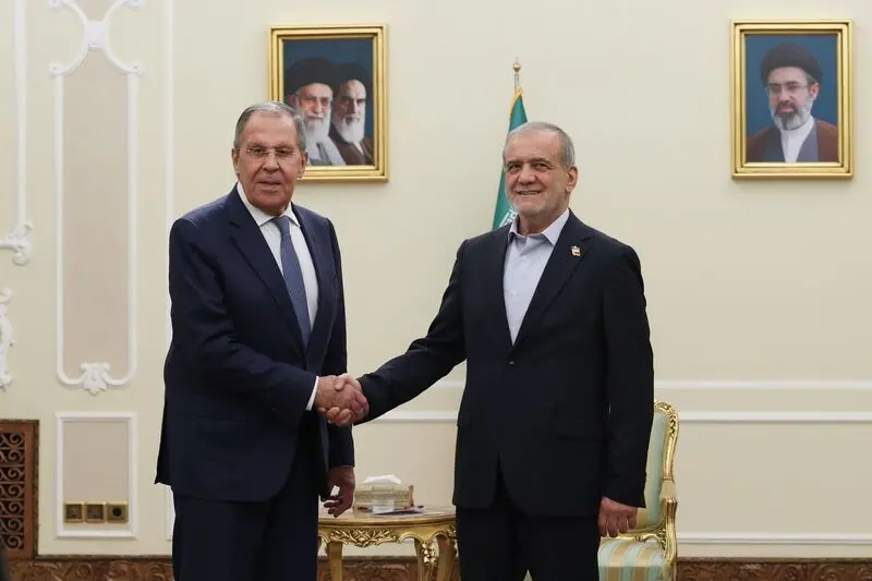 پزشکیان و لاوروف