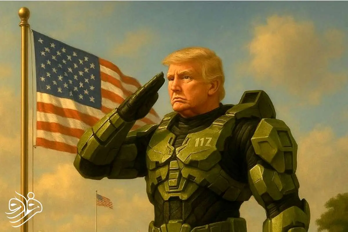 تصویر ترامپ با لباس مستر چیف؛ واکنش کاخ سفید به عرضه Halo روی PS5