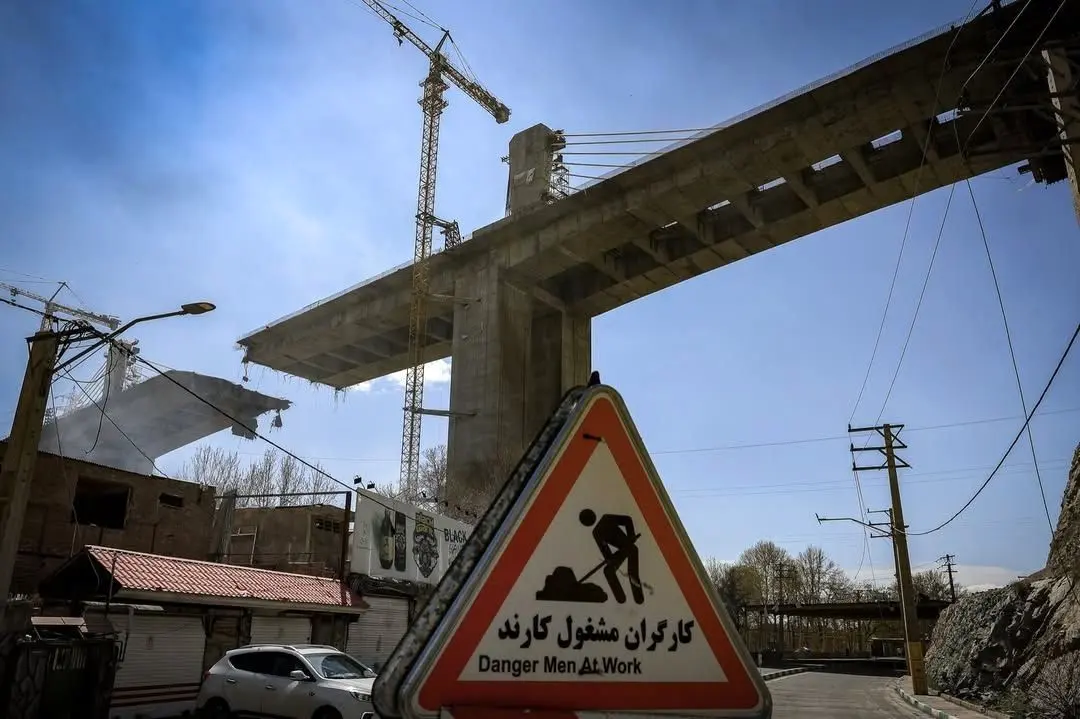 ویدیویی جدید از حمله هوایی به پل B1 کرج