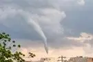 پدیده عجیب ابر قیفی‌شکل در آسمان ارومیه