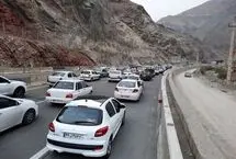 ترافیک سنگین در محورهای شمالی منتهی به تهران/ ممنوعیت تردد اعلام شد