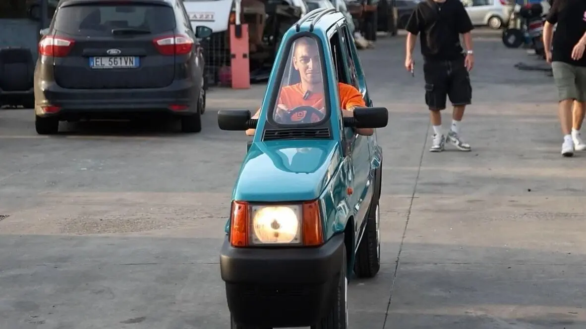  باریک‌ترین خودروی جهان در گینس ثبت شد