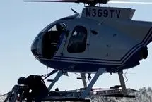 تعمیر خطوط برق آسیب‌دیده می‌سی‌سی‌پی با بالگرد 