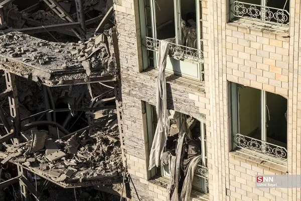 تصاویر؛ خسارات حمله به ساختمان‌های مسکونی خیابان مجاهدین اسلام