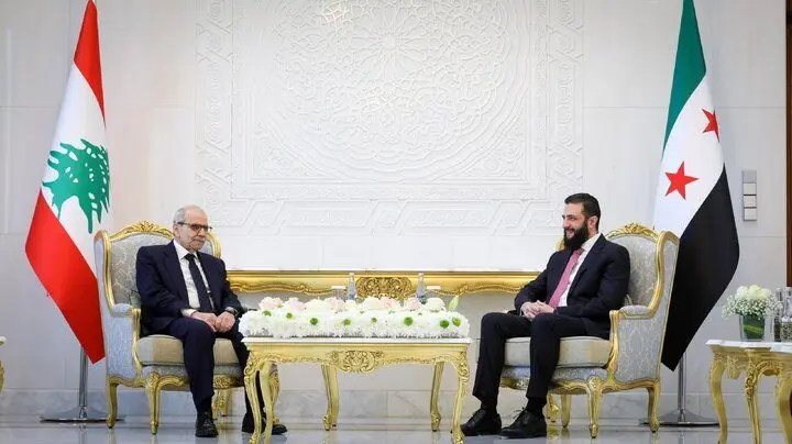 محور گفت و گوی الشرع و نواف سلام 