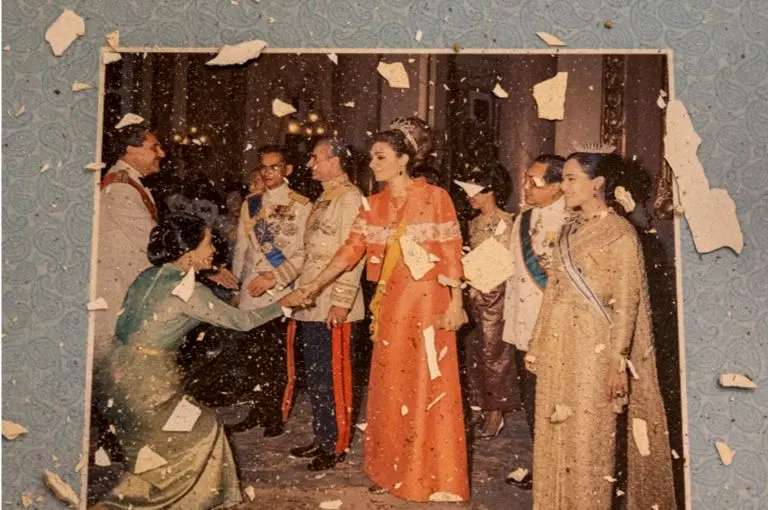 تصاویر؛ ترکش‌های بمباران به کاخ سعدآباد رسید