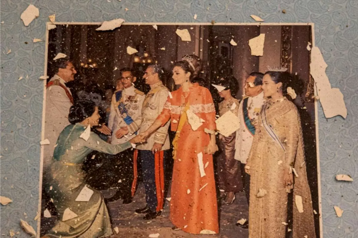 تصاویر؛ ترکش‌های بمباران به کاخ سعدآباد رسید