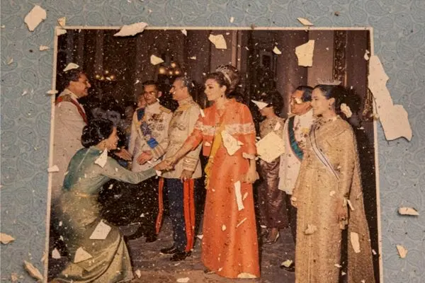 تصاویر؛ ترکش‌های بمباران به کاخ سعدآباد رسید