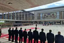 تصاویری از استقبال رسمی رئیس جمهور بلاروس از پزشکیان